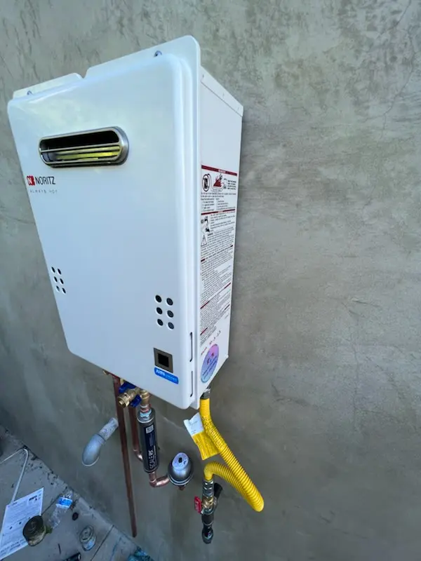 Tankless water heater installation for Richland Farms homes
